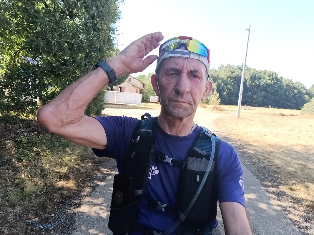 Jean-Pierre Marie à l'entraînement en Isère
